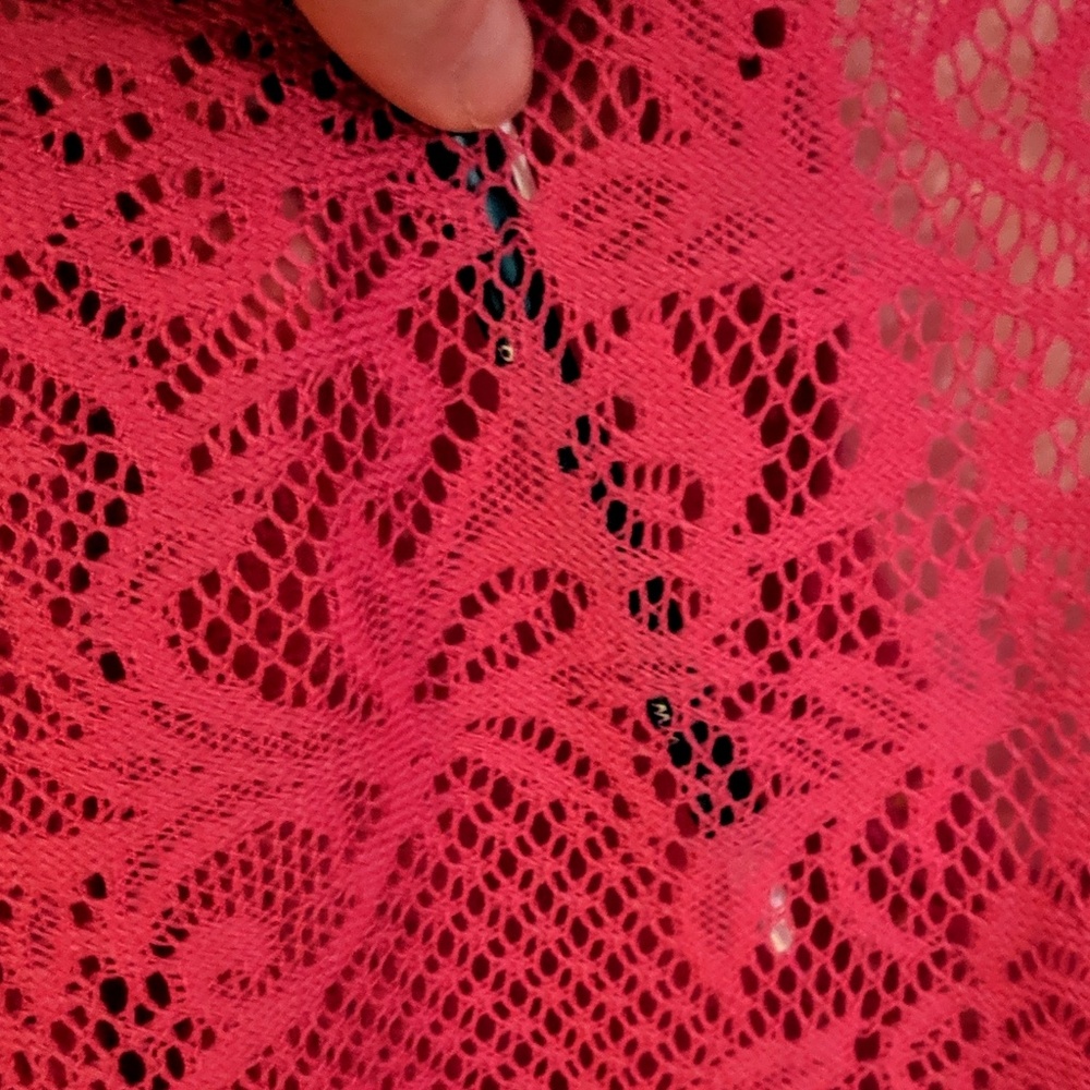 No Brand Beach Cover-up Lace Tank Dress MED - Picture 7 of 8